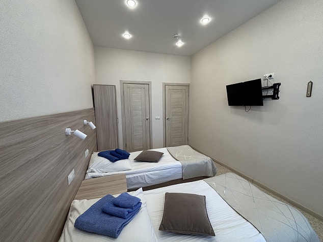 Размещение одного человека в двухместном номере «Комфорт» без подселения по путёвке «Санаторно-курортная»